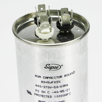 80+5 MFD 440v 440 Volt 50/60 Hz Round Dual Motor Capacitor for Goodman Rheem Trane Amana Carrier