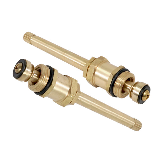 EveretchPRO Shower Stem for Sayco and Danco, 4 9/16" Hot/Cold, 15884B 9B-3H Right and Left Hand, Metal, Brass