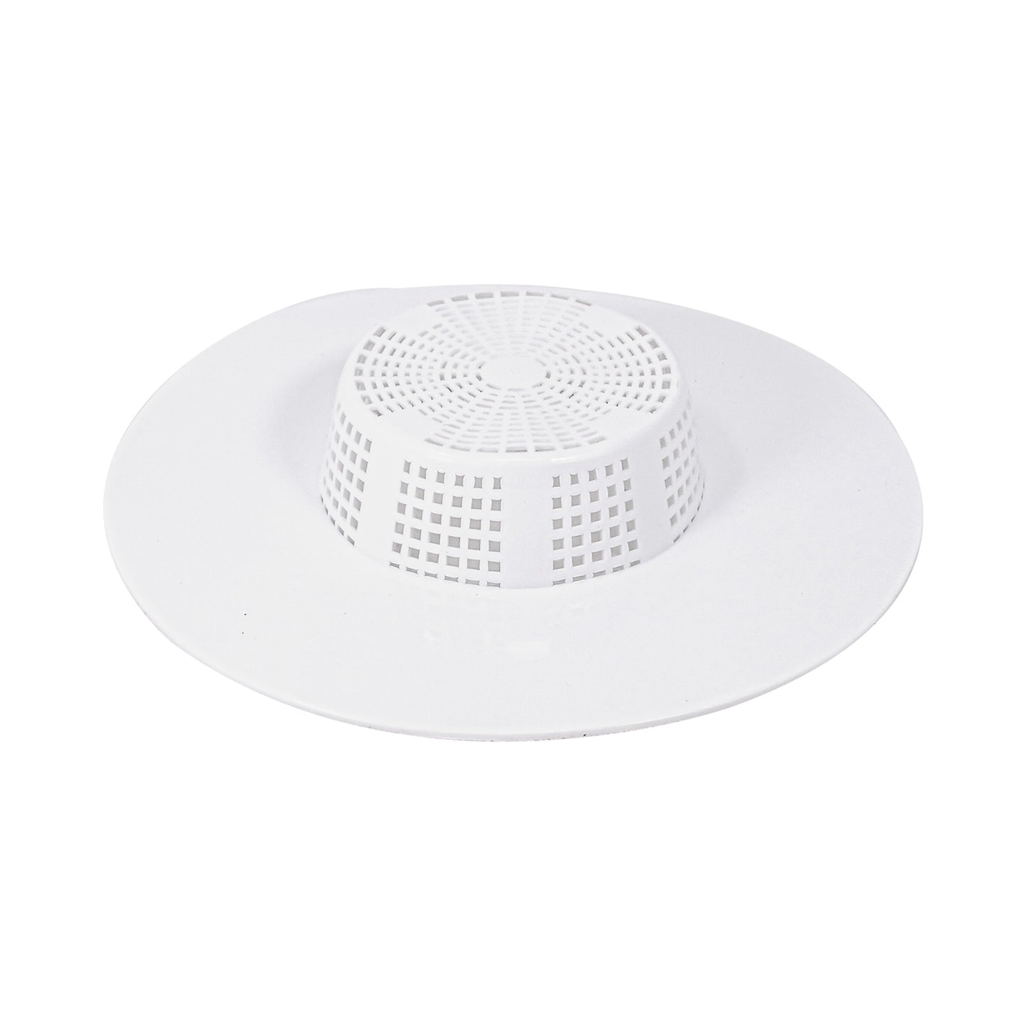 PLB261021BK EvertechPRO Hair Catcher Shower Drain - Durable, Easy to Install and Remove Shower Hair Drain Catcher in White - Universal Fit Hair Drain Catcher for Bathroom, Kitchen, Laundry, Bathtub