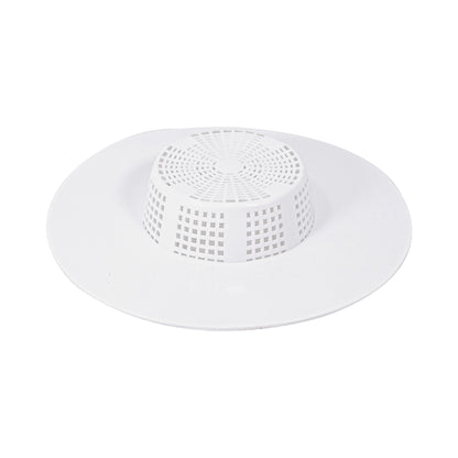 PLB261021BK EvertechPRO Hair Catcher Shower Drain - Durable, Easy to Install and Remove Shower Hair Drain Catcher in White - Universal Fit Hair Drain Catcher for Bathroom, Kitchen, Laundry, Bathtub