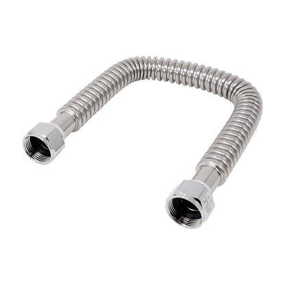 PLB86551800 EvertechPRO Water Heater Hose, 3/4 FIP x 3/4 FIP, 18 Inch Length, Water Softener Hose, Corrugated Design, Flexible and Durable Water Pipe Connector, Universal Fit, Easy Installation