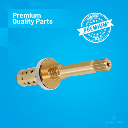 EvertechPRO TA-10 Spindle Brass Component, 4-1/4" Length, For Symmons Temptrol Shower Mixing Valves