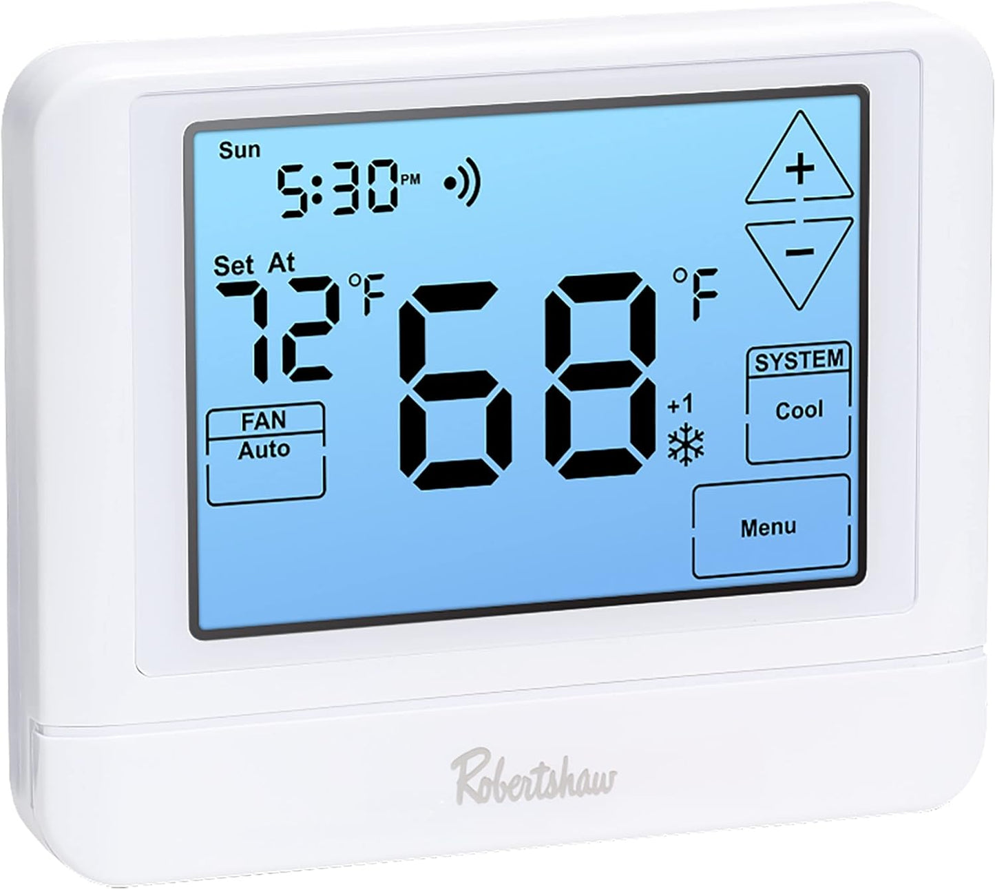 Robertshaw RS10420T Pro Series 7-Day Wi-Fi Programmable Touchscreen Thermostat, Multi-Stage, 4 Heat / 2 Cool