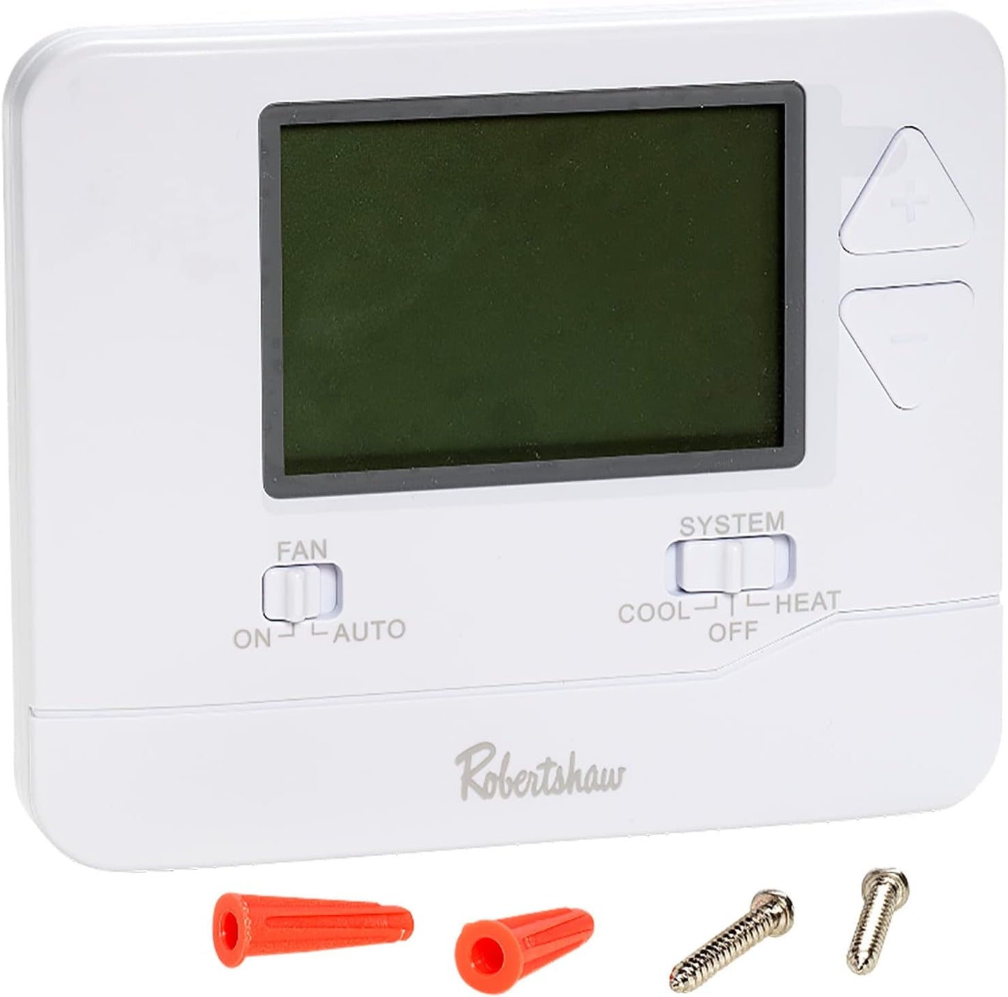 Robertshaw RS9110 Pro Series 5-1-1 Programmable Thermostat, White, 1 Heat / 1 Cool for Single-Stage Systems