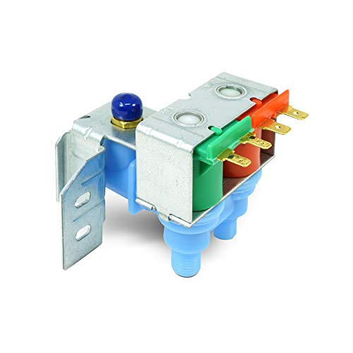 EvertechPRO Refrigerator Dual Inlet Water Valve Kit Replacement for Whirlpool 2188542 2155062 2181706 2181707 2181729