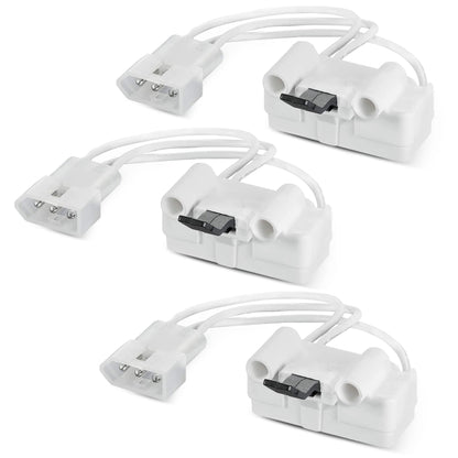 EvertechPRO 3406107 Door Switch Assembly Pack of 3 Replacement for Whirlpool Dryer 3405100 3405101 3406100 3406101