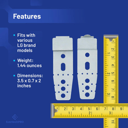 EvertechPRO 5001DD4001A Dishwasher Mounting Brackets Kit for LG