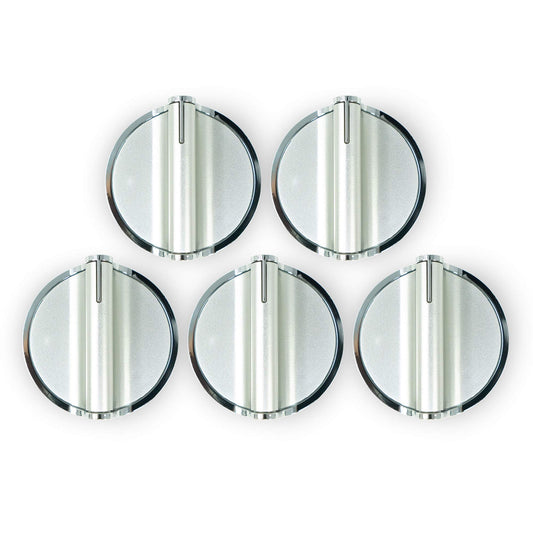 EvertechPRO W10594481 Knob Pack of 5 Replacement for Whirlpool Range W10594481