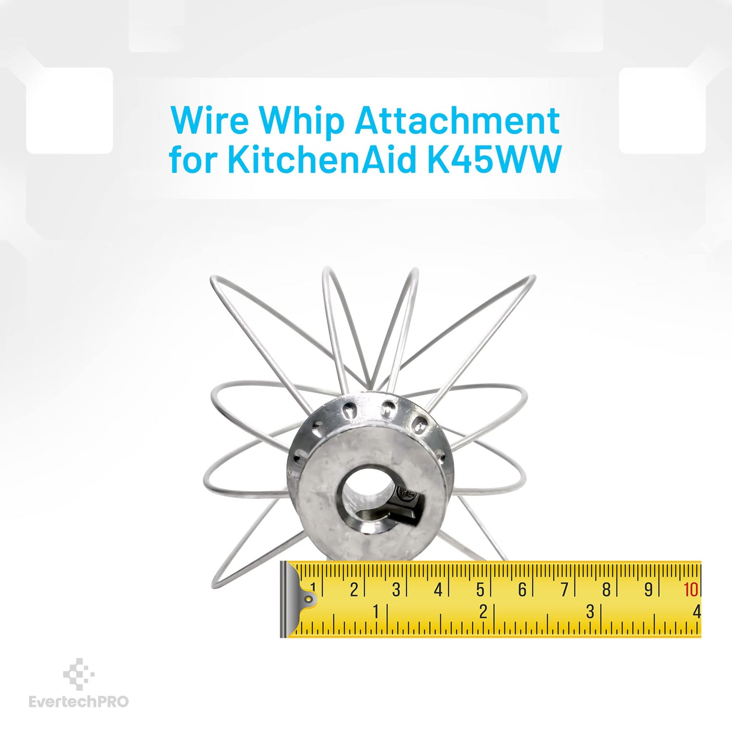 EvertechPRO K45WW Wire Whip for KitchenAid