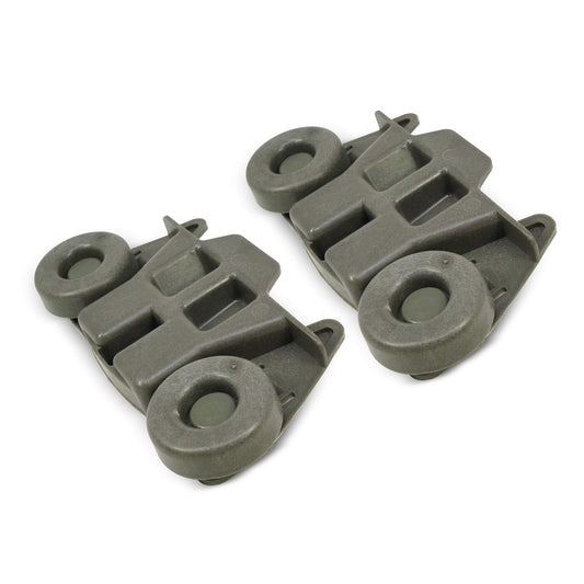 EvertechPRO W10195416 Wheel Pack of 2 Replacement for Whirlpool Dishwasher 1872127 AH3406971 EA3406971 PS3406971