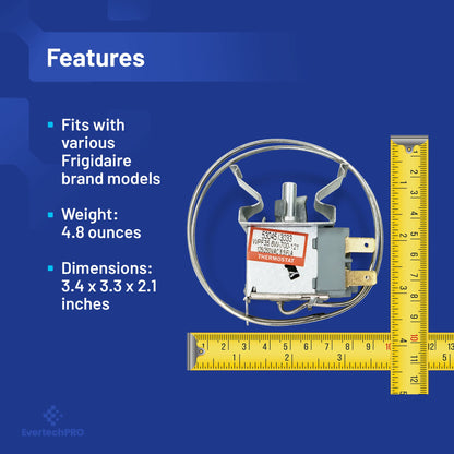 EvertechPRO 5304513033 Control Temperature Replacement for Frigidaire Refrigerator 216715200 216715201 216715203 297053873